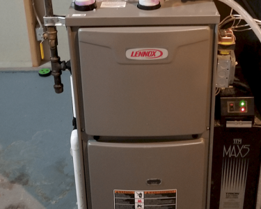 Image of new Lennox furnace install by Ty's Mechanical